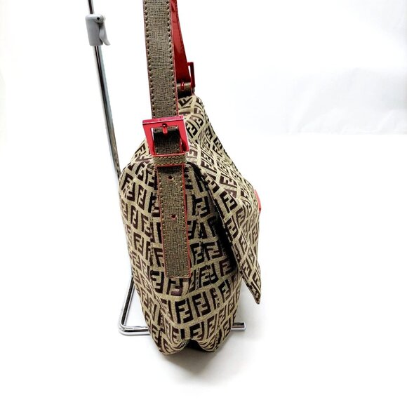 Fendi Hand Bag Brown Canvas mon-684-091725 - Picture 4 of 16